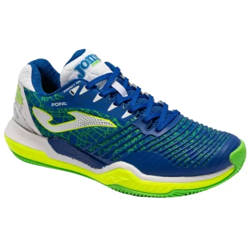 Zapatilla Joma Tenis T.Point 2204 Azul Limon Fluor2